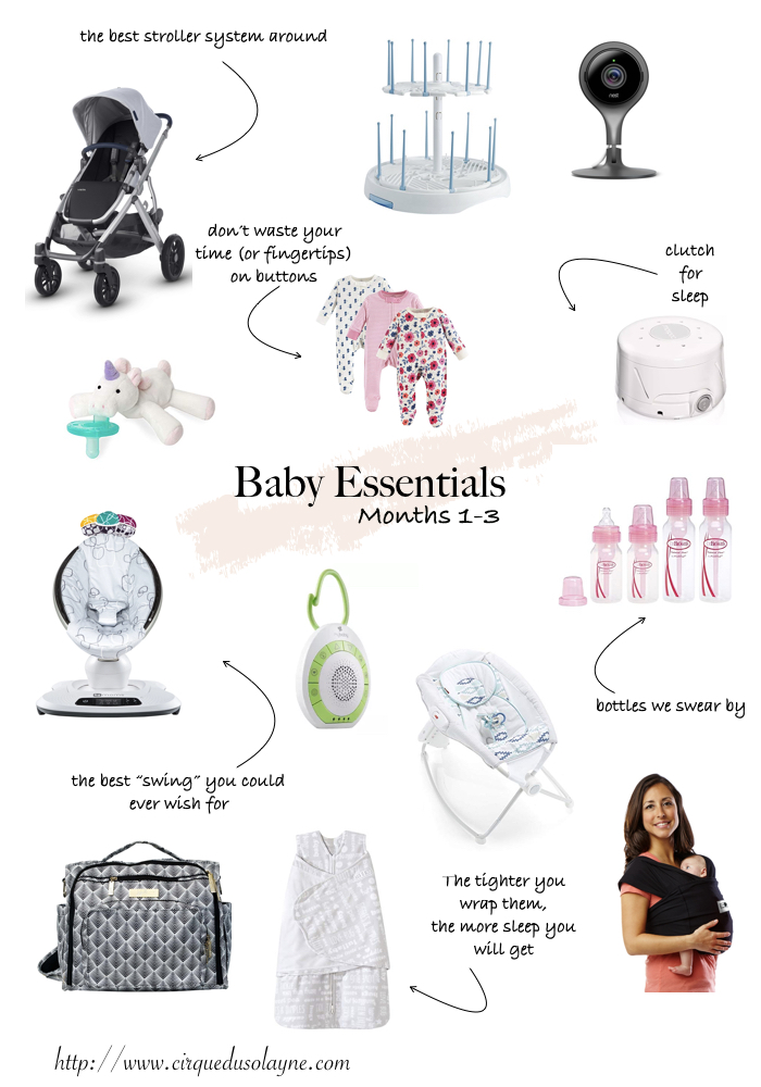 Baby Essentials 1-3 Months - Cirque Du SoLayne