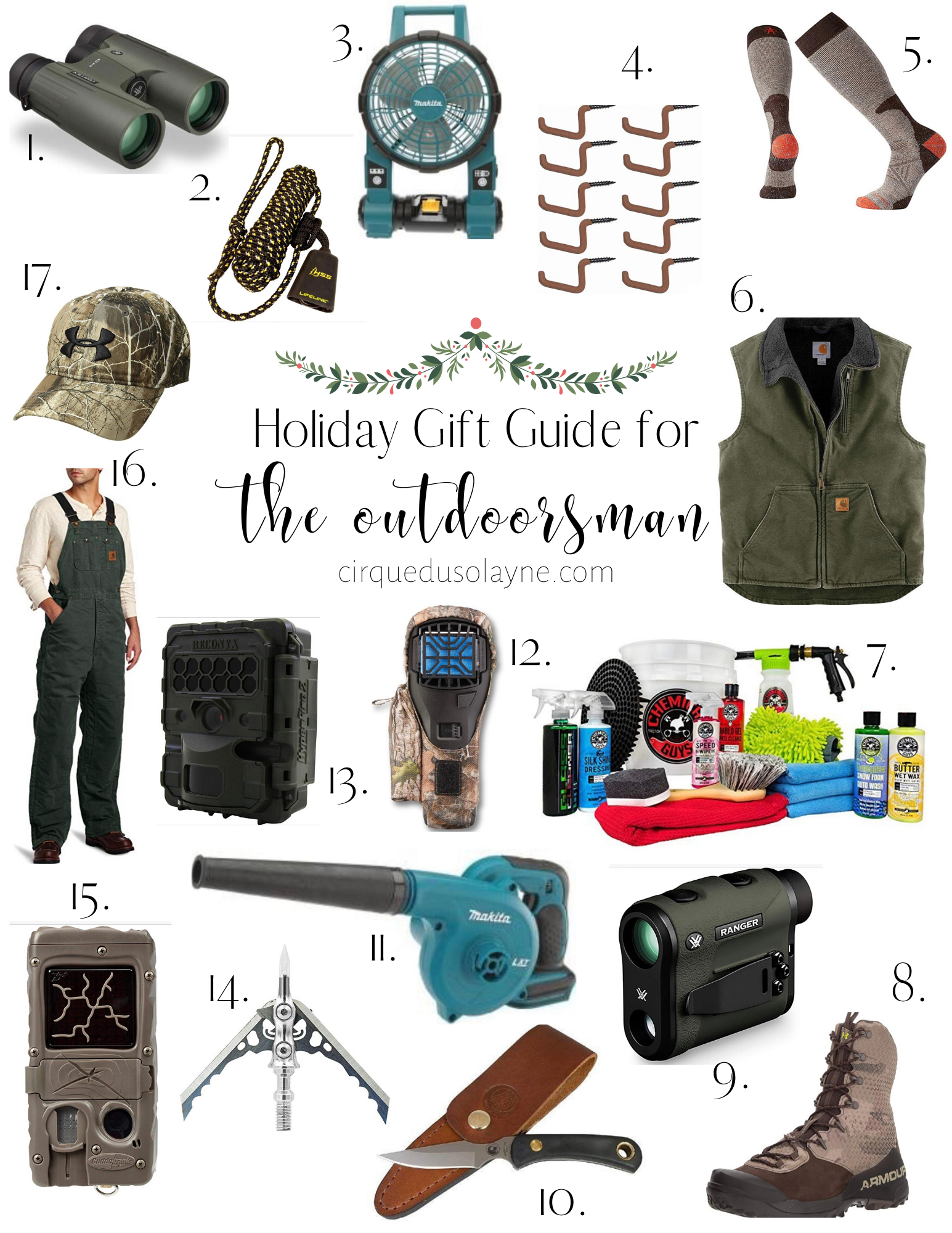 20 Gifts For The Outdoorsman - Cirque Du SoLayne